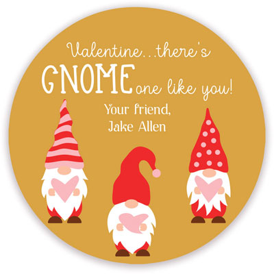 Valentine's Day Gift Stickers by Little Lamb Designs (Valentine Gnomes)